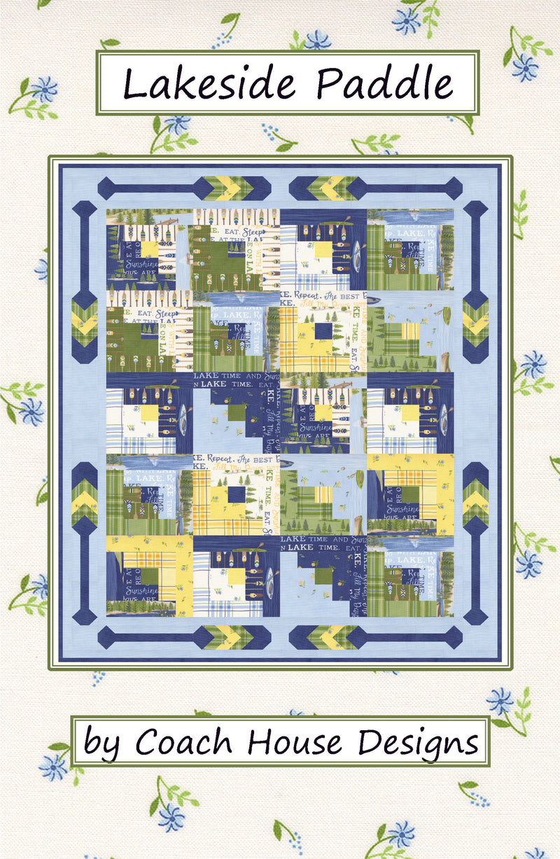 Lakeside Paddle Quilt Pattern (Pre-Order)