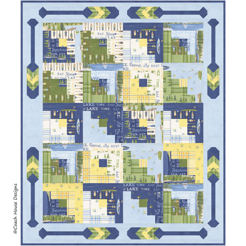 Lakeside Paddle Quilt Pattern (Pre-Order)