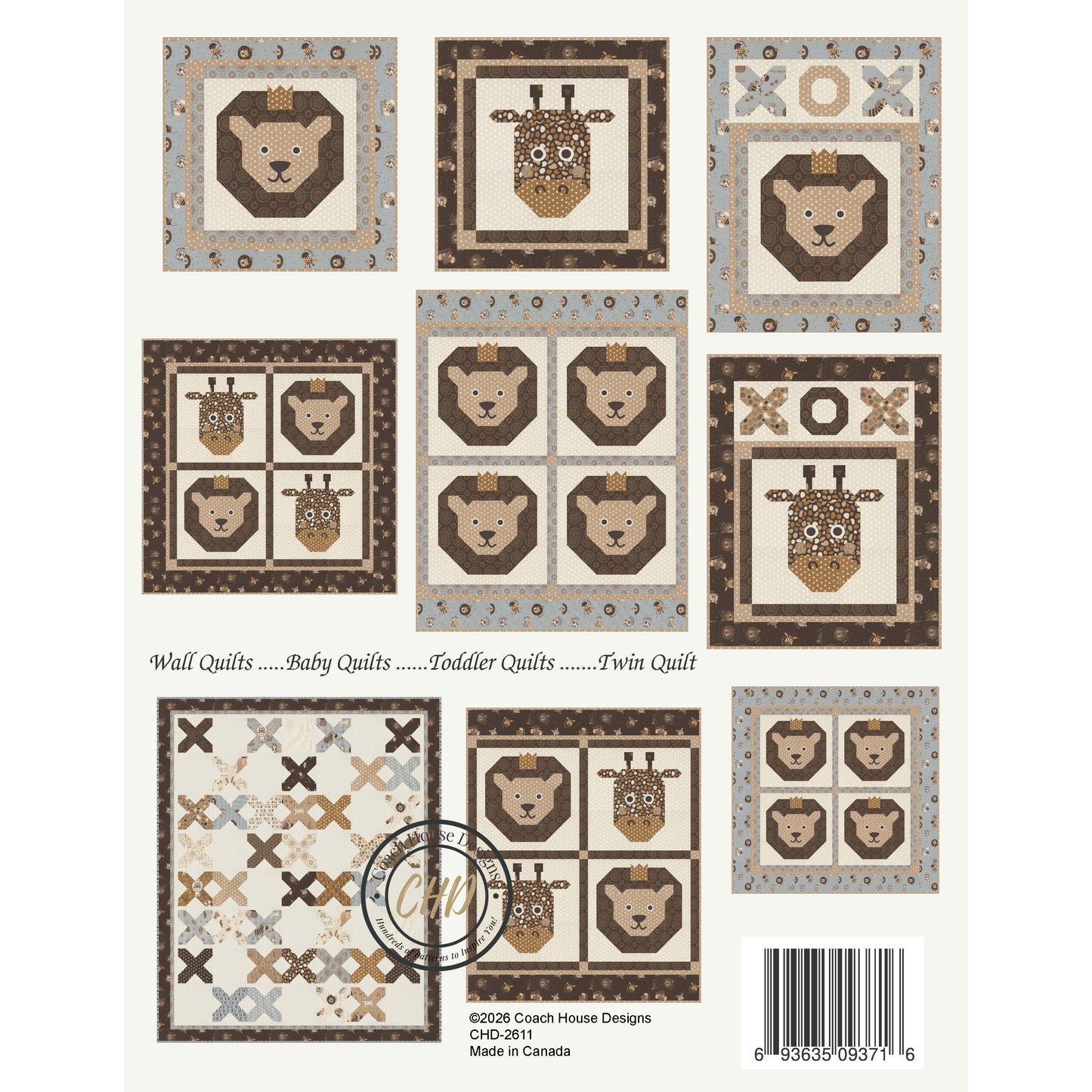 Let's Go on a Safari Quilt Pattern Booklet