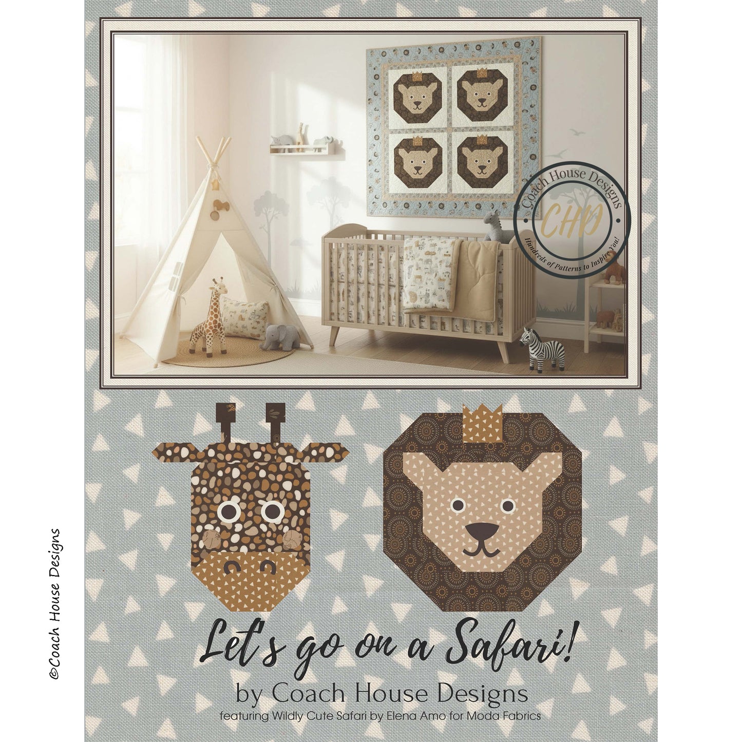 Let's Go on a Safari Quilt Pattern Booklet