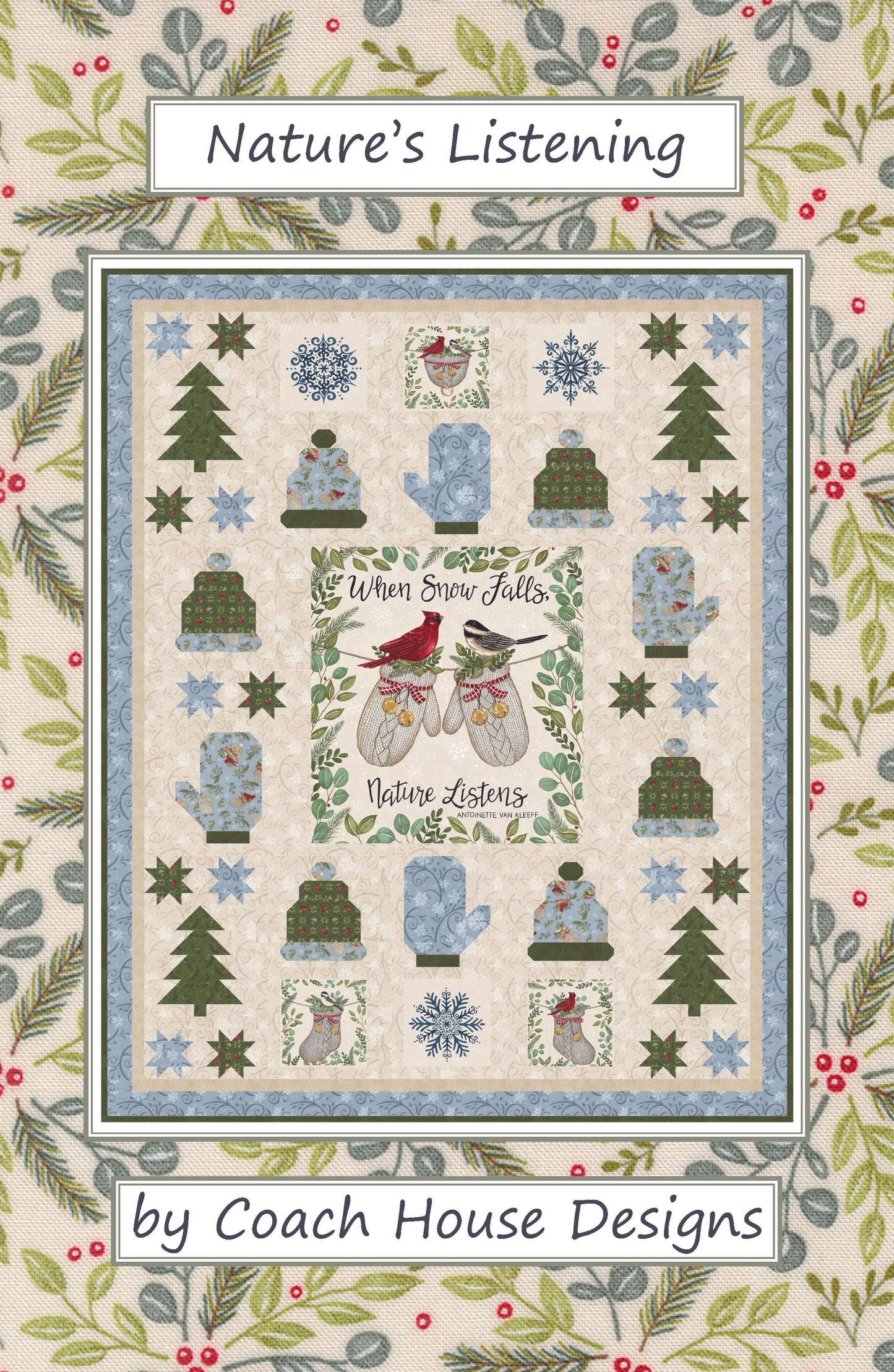 Nature's Listening Downloadable PDF Quilt Pattern (Pre-Order)