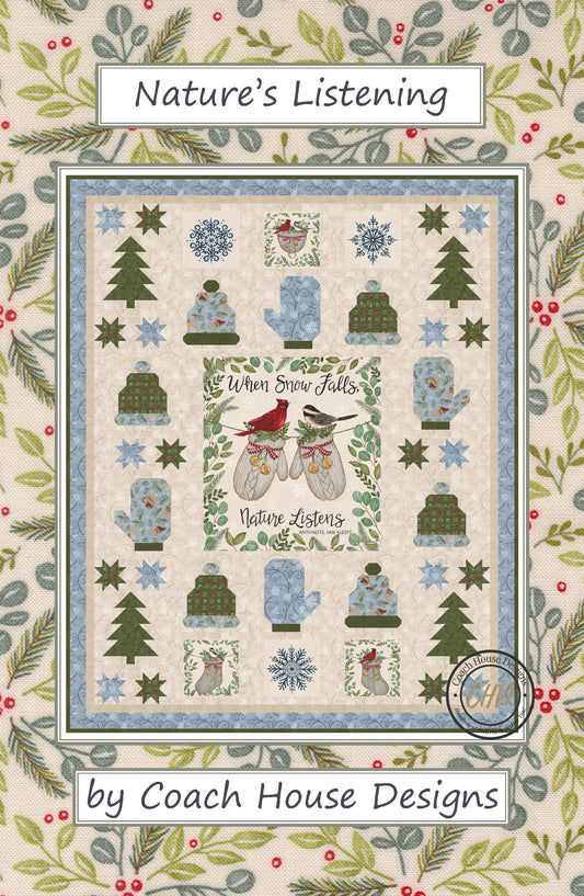 Nature's Listening Downloadable PDF Quilt Pattern