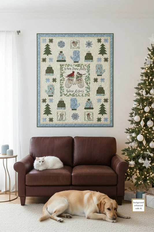 Nature's Listening Downloadable PDF Quilt Pattern