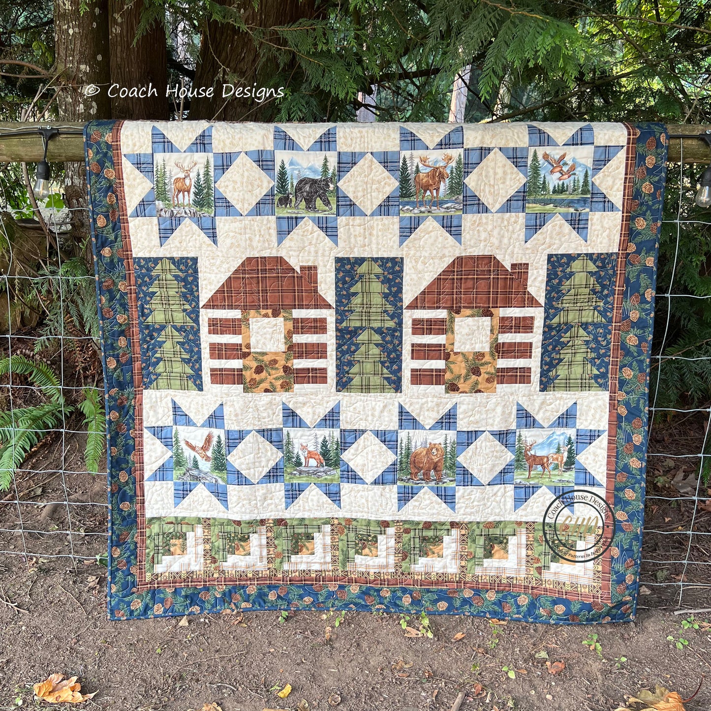 Northwoods Stars Downloadable PDF Quilt Pattern