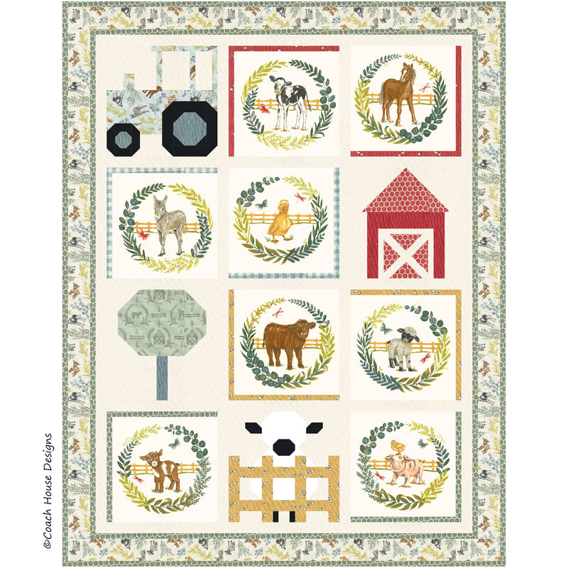 Petting Zoo Downloadable PDF Quilt Pattern