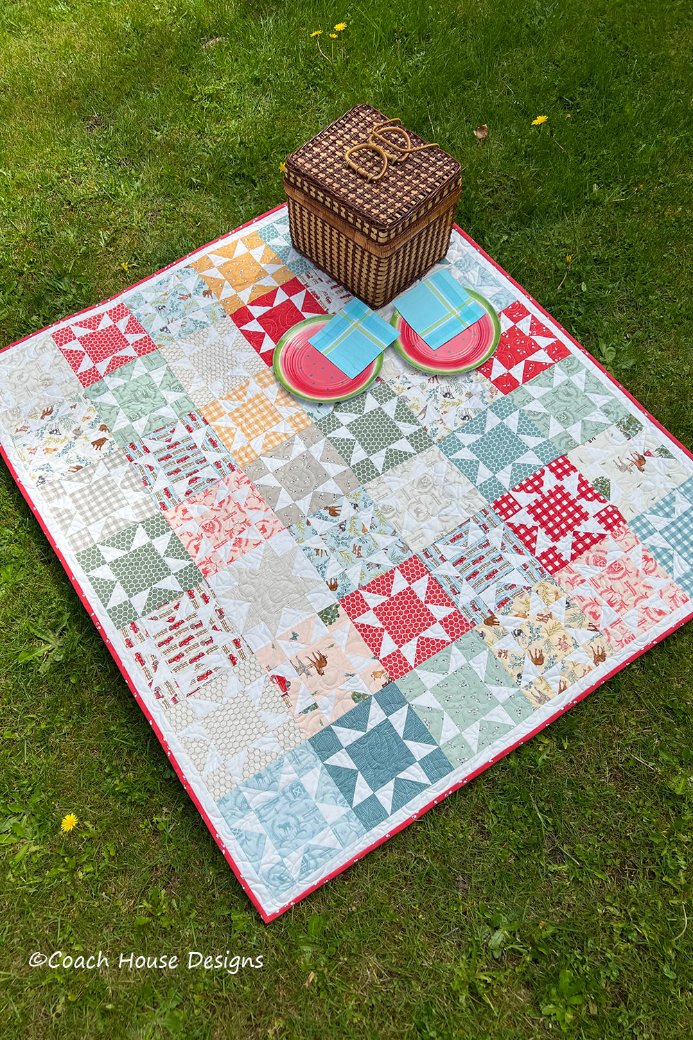 Picnic Downloadable PDF Quilt Pattern