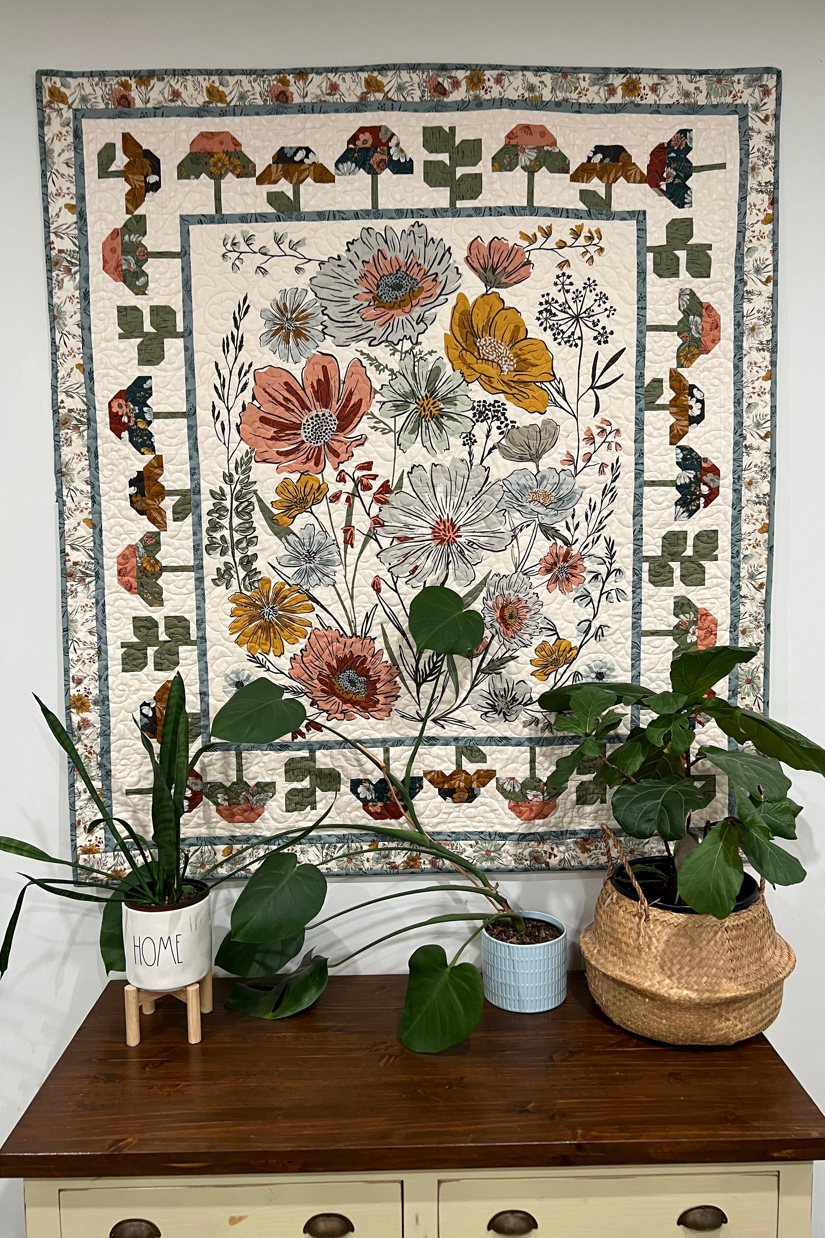 Indoor Patterns Indoor Garden Quilt Pattern – Coach House Designs US