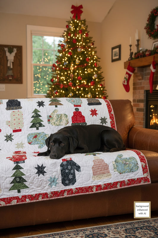 Playing in the Snow Quilt Pattern