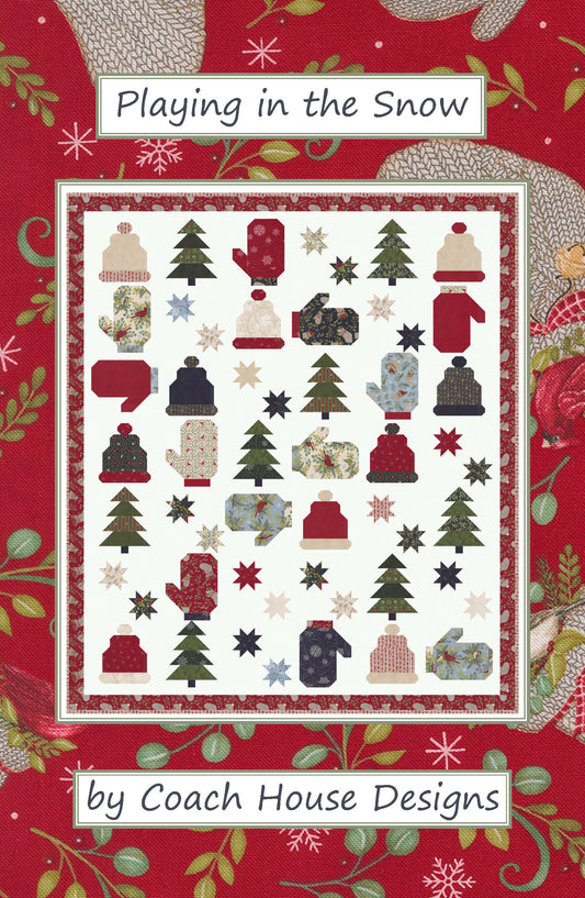 Playing in the Snow Quilt Pattern (Pre-Order)