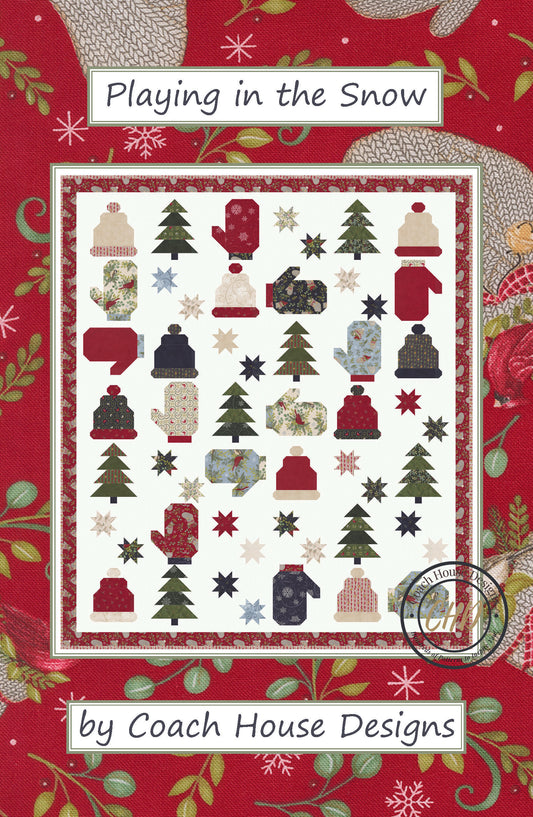 Playing in the Snow Downloadable PDF Quilt Pattern