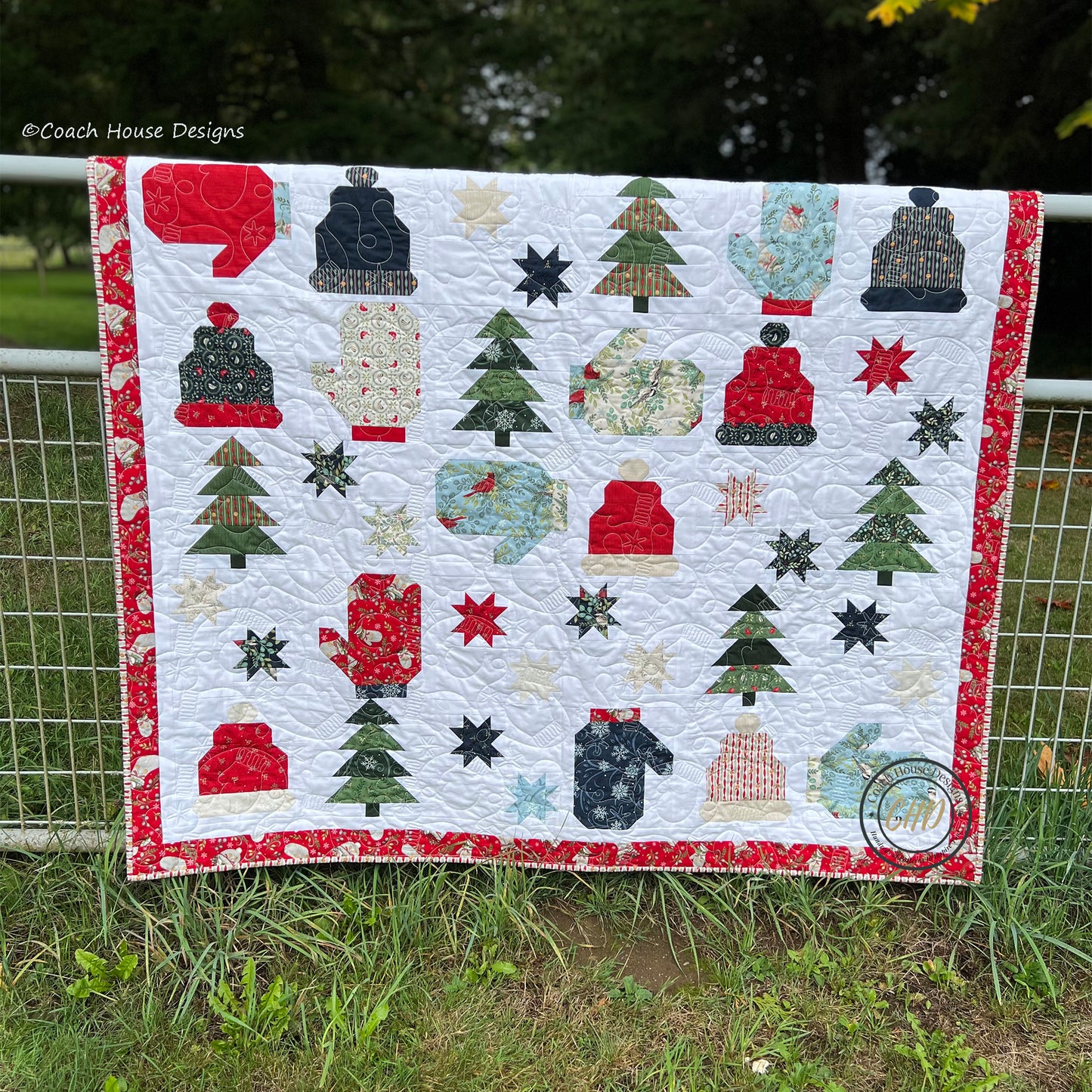 Playing in the Snow Downloadable PDF Quilt Pattern