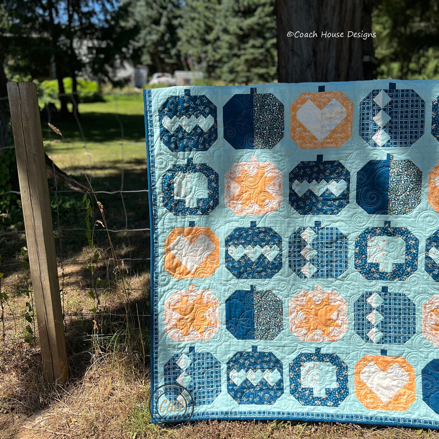 Pumpkin Parade Downloadable PDF Quilt Pattern
