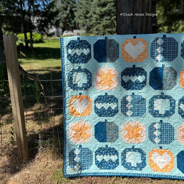 Pumpkin Parade Downloadable PDF Quilt Pattern – Coach House Designs US
