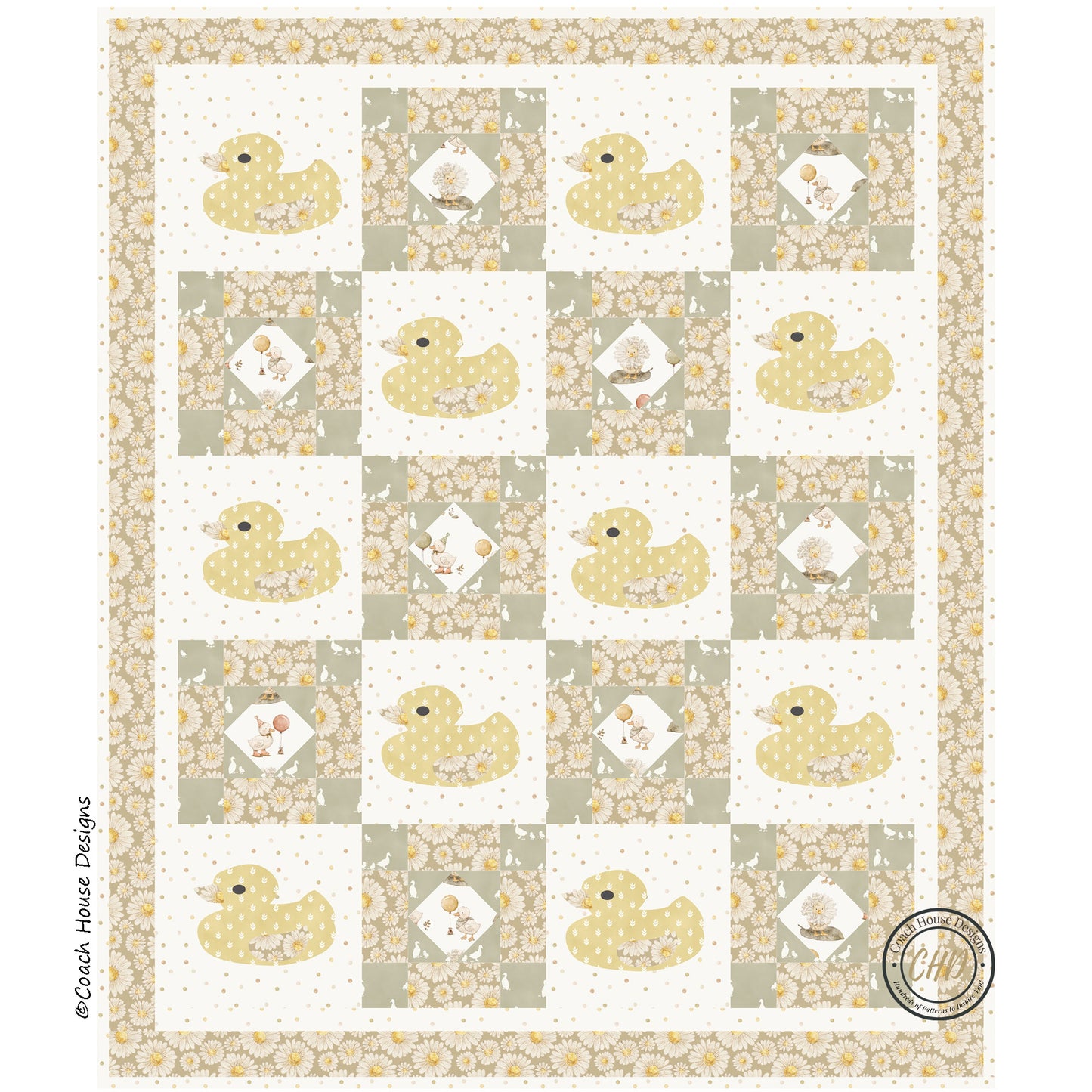 Quack! Downloadable PDF Quilt Pattern