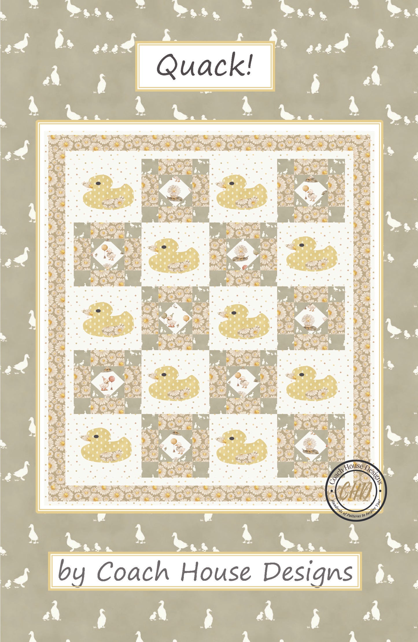 Quack! Downloadable PDF Quilt Pattern