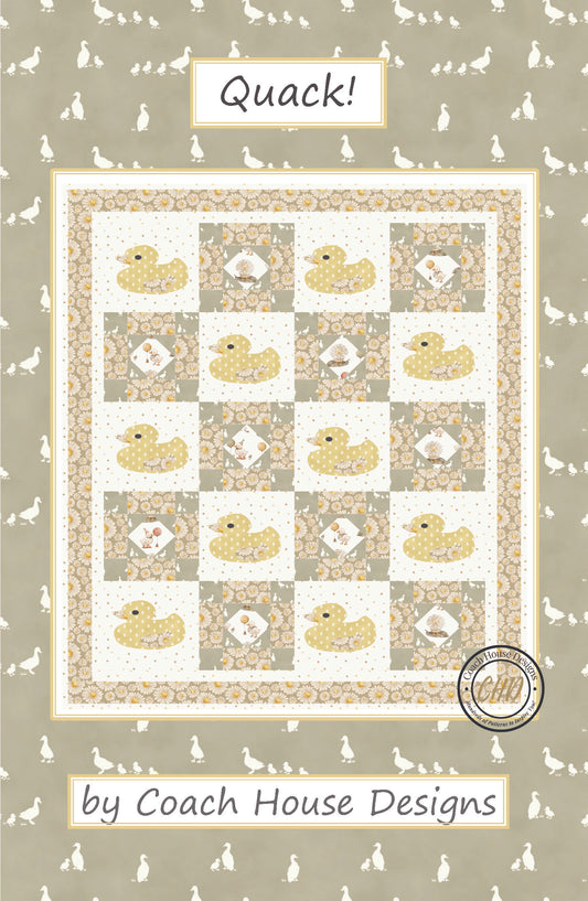 Quack! Downloadable PDF Quilt Pattern