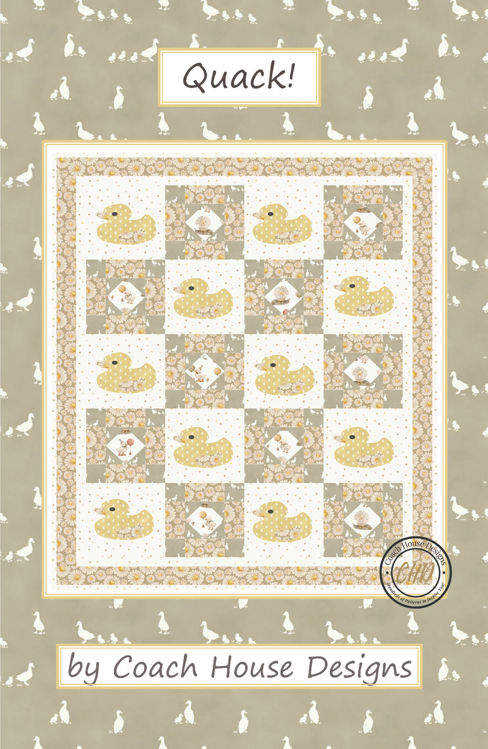 Quack! Downloadable PDF Quilt Pattern – Coach House Designs US