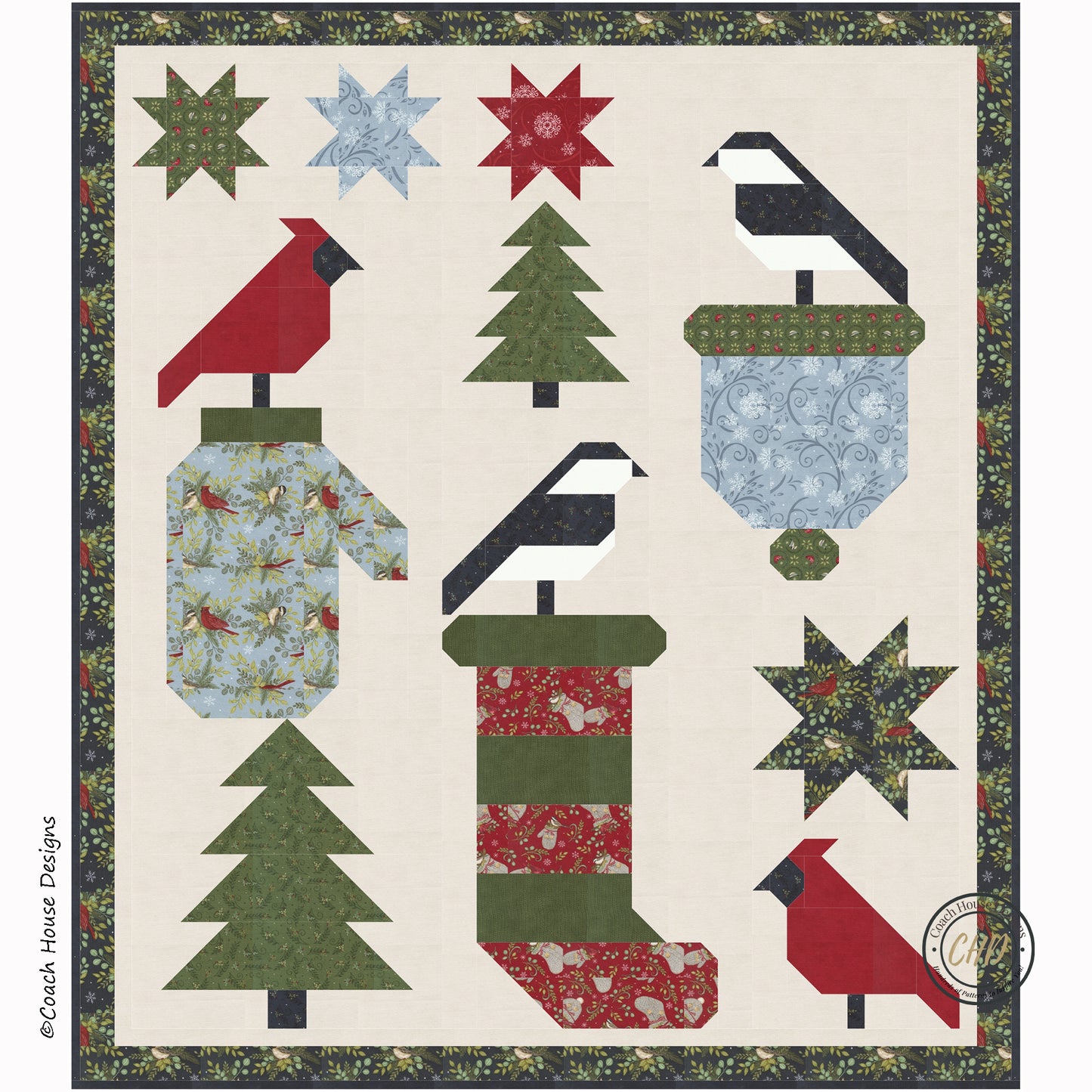 Ready for Snow Downloadable PDF Quilt Pattern