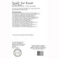 Textual information about a lap quilt sewing pattern titled 'Ready for Snow' by Coach House Designs. This page contains information about the design specifications and fabric requirements to make the quilt.
