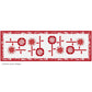 Redwork Flower Market Quilt Pattern