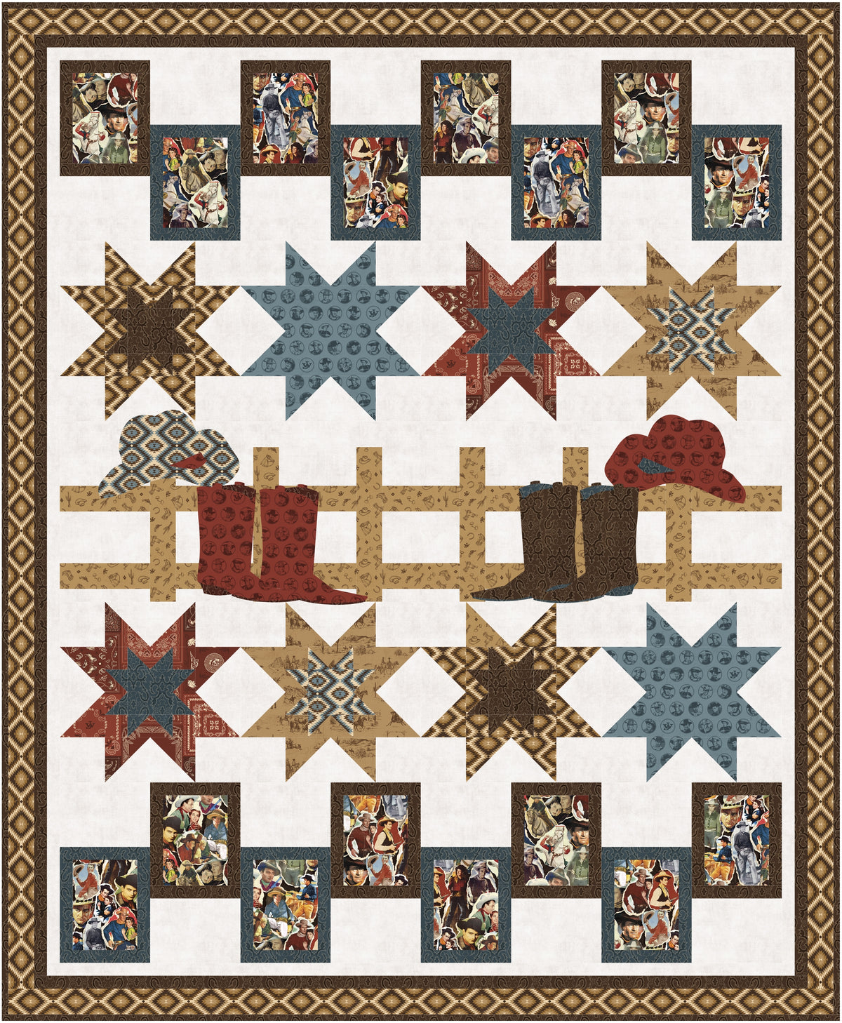 Remembering John Wayne Downloadable PDF Quilt Pattern – Coach House ...