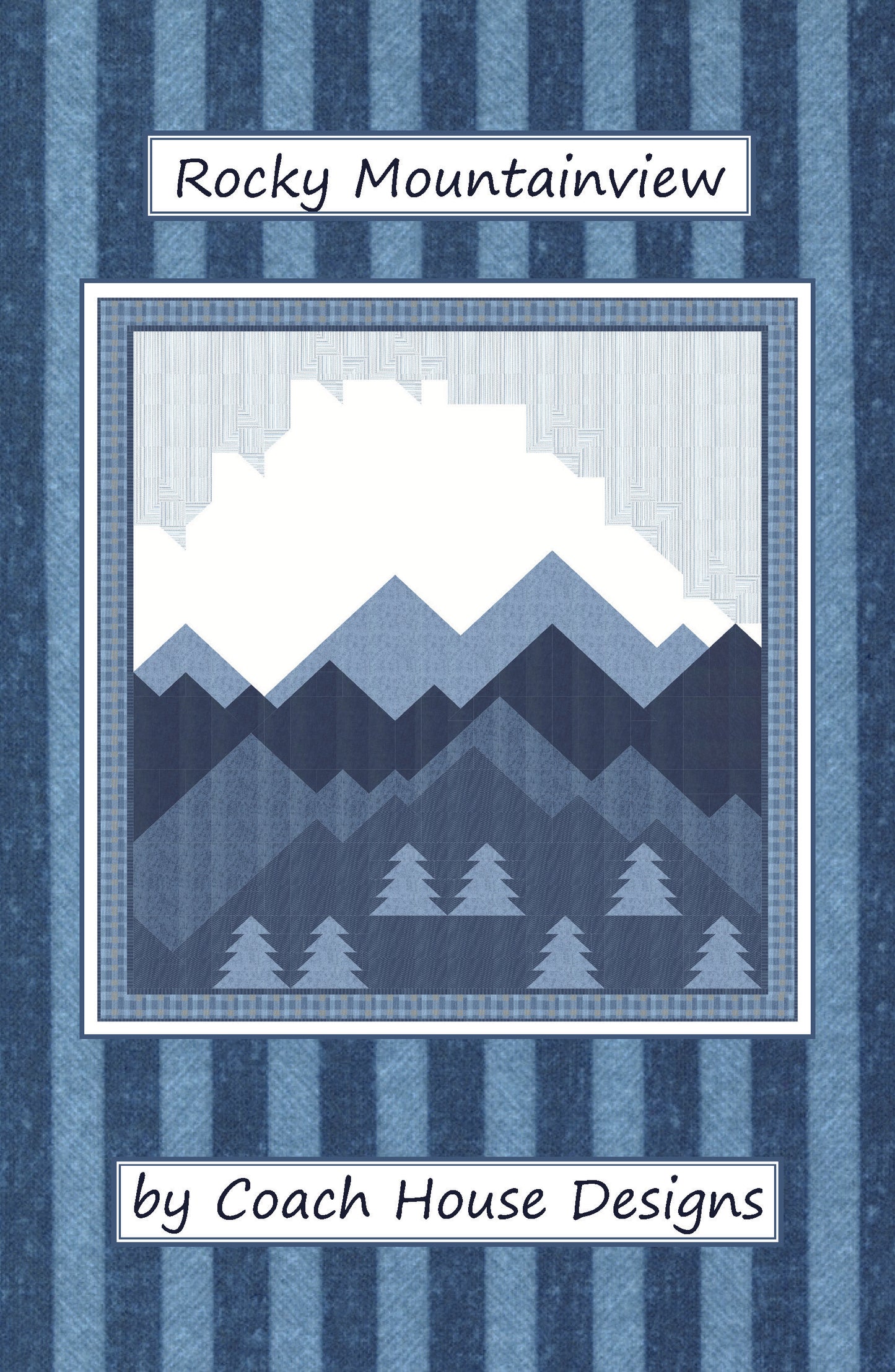 Rocky Mountainview Downloadable PDF Queen Size Digital Pattern