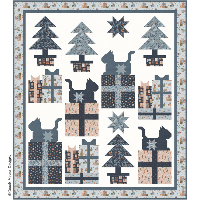 Santa's Helpers Downloadable PDF Quilt Pattern (Pre-Order)