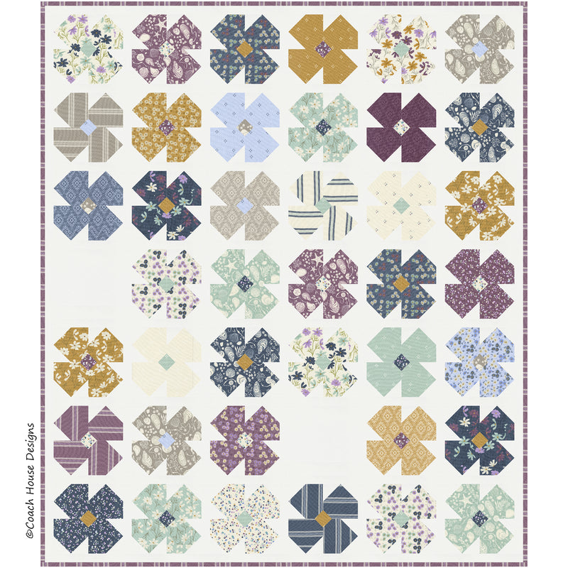 Sea Petals Quilt Pattern (Pre-Order)