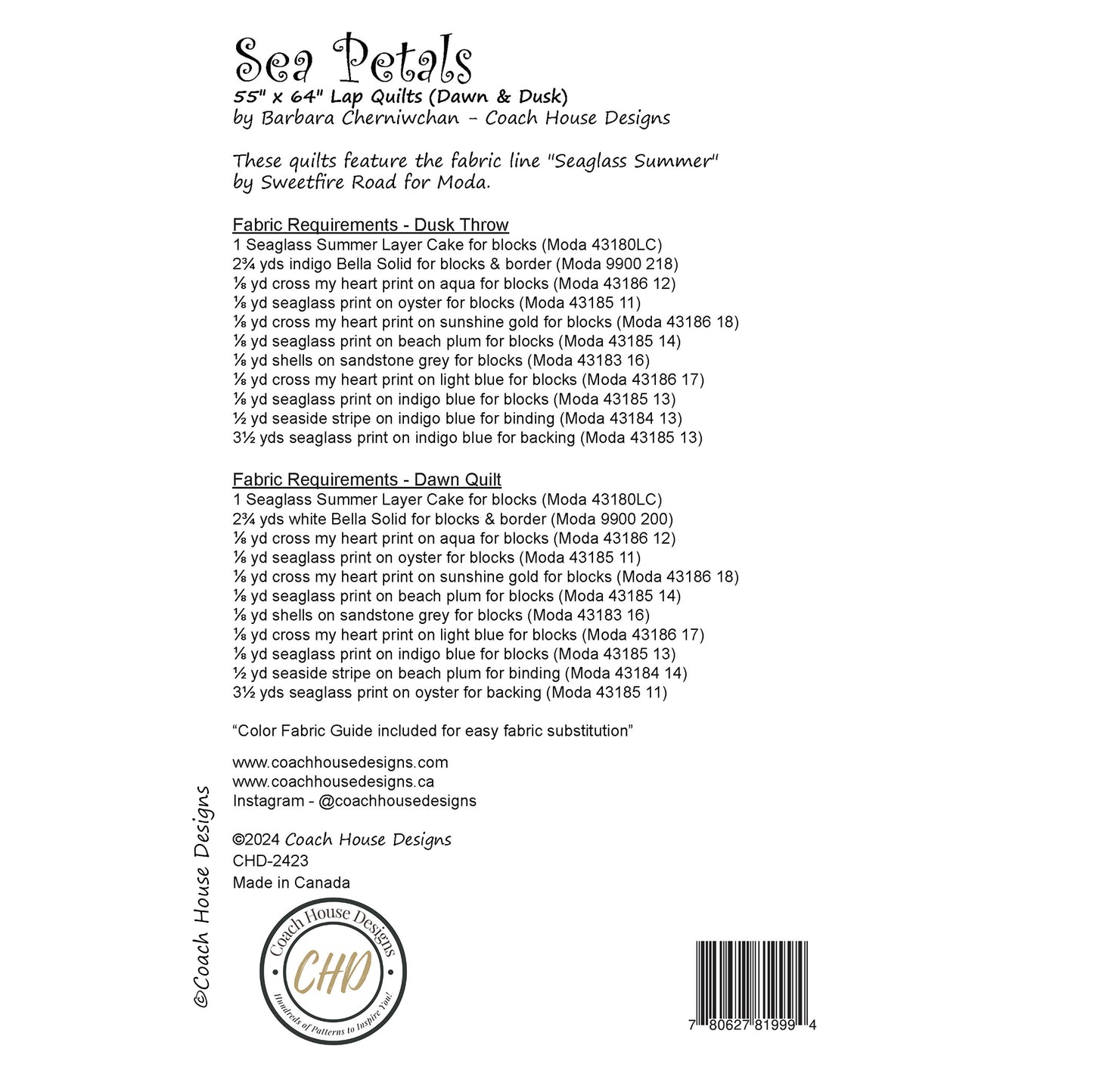 Sea Petals Quilt Pattern