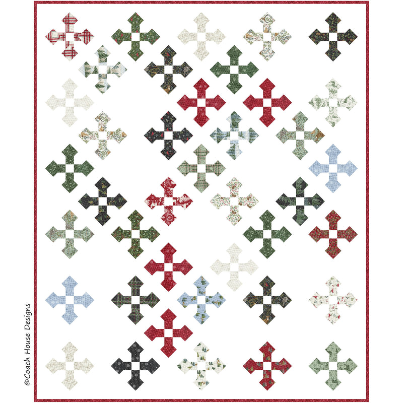 Snowflake Reflections Downloadable PDF Quilt Pattern