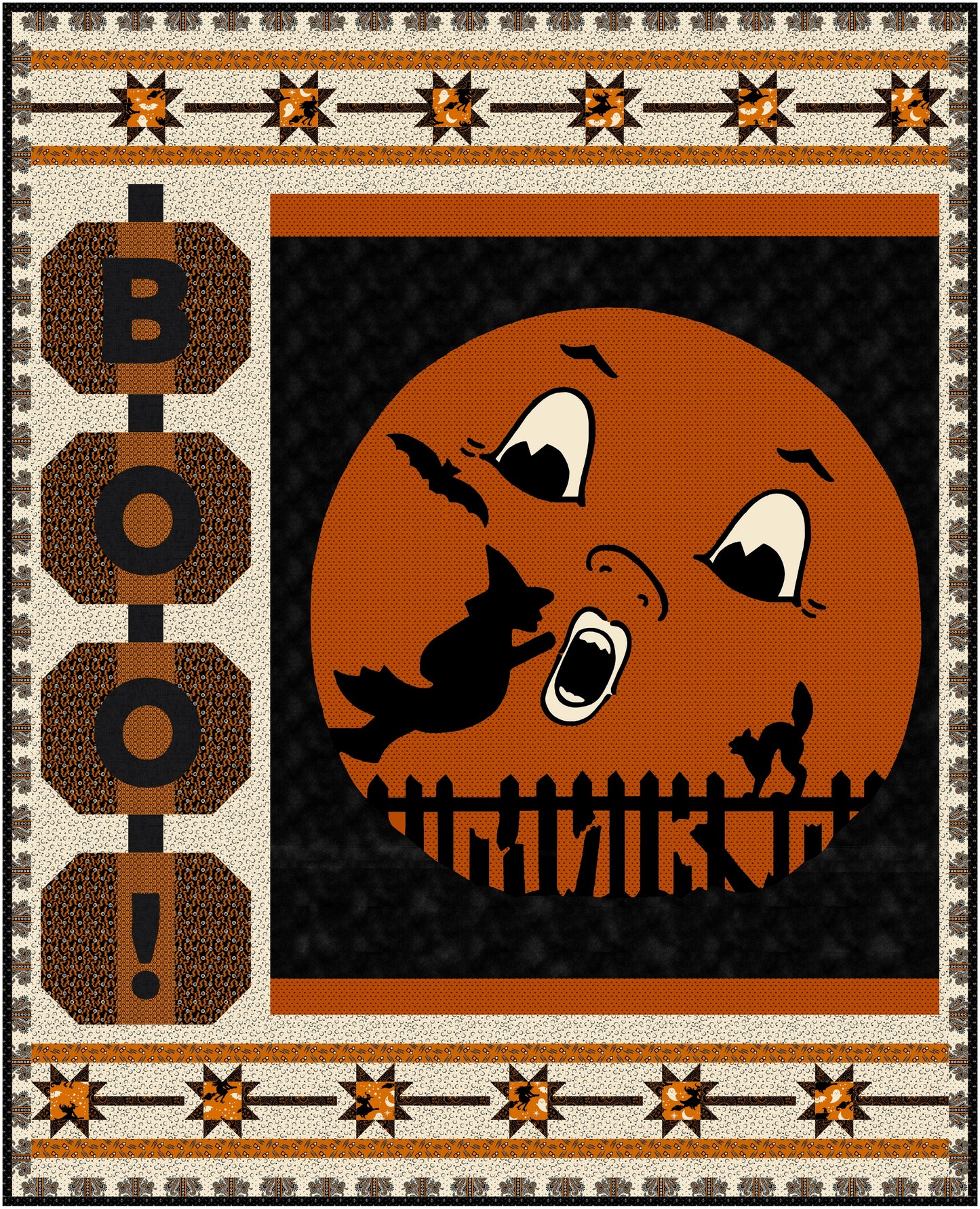 Spooky Moon Downloadable PDF Quilt Pattern (Pre-Order)