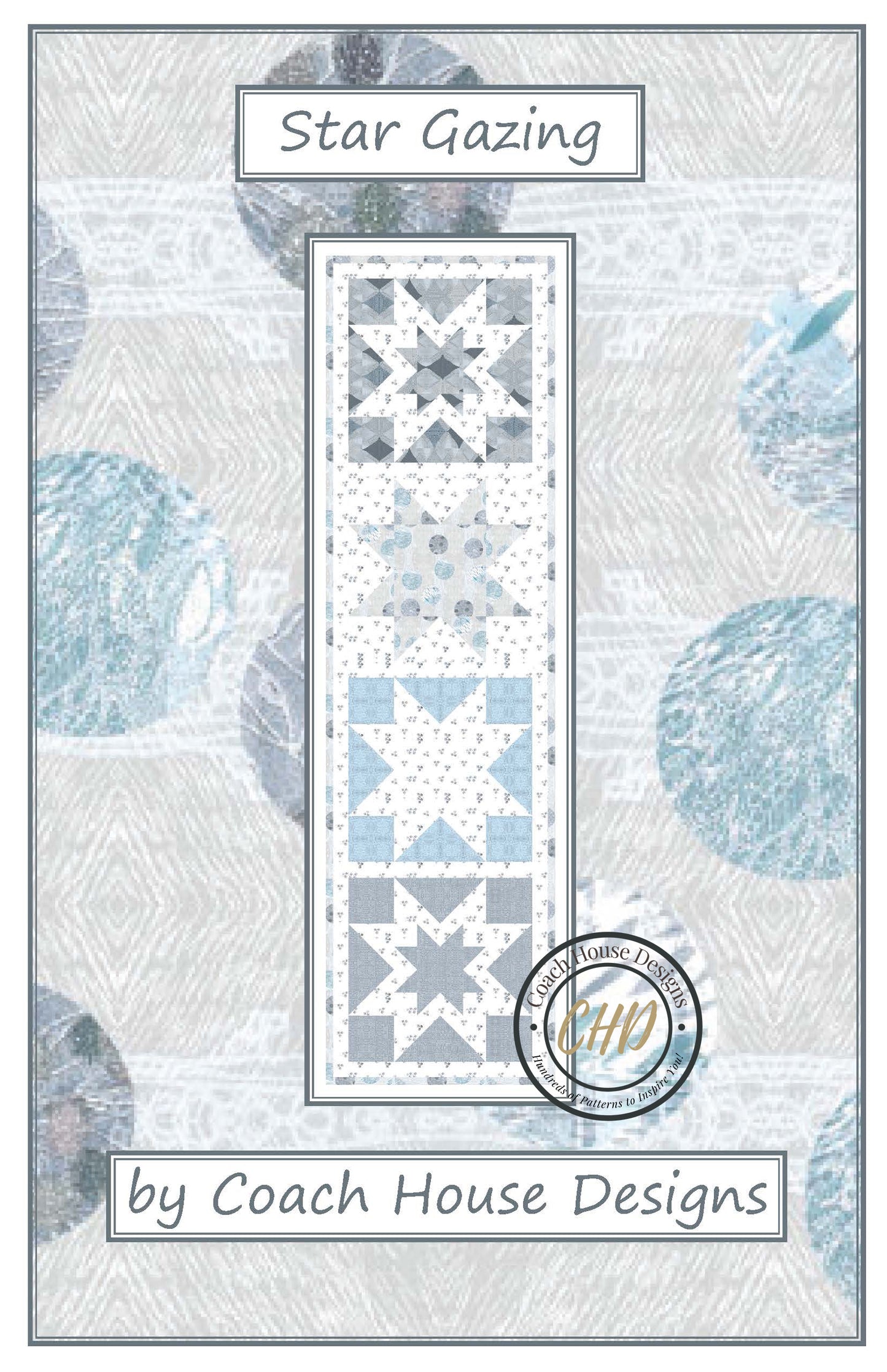 Star Gazing Downloadable PDF Table Runner Pattern