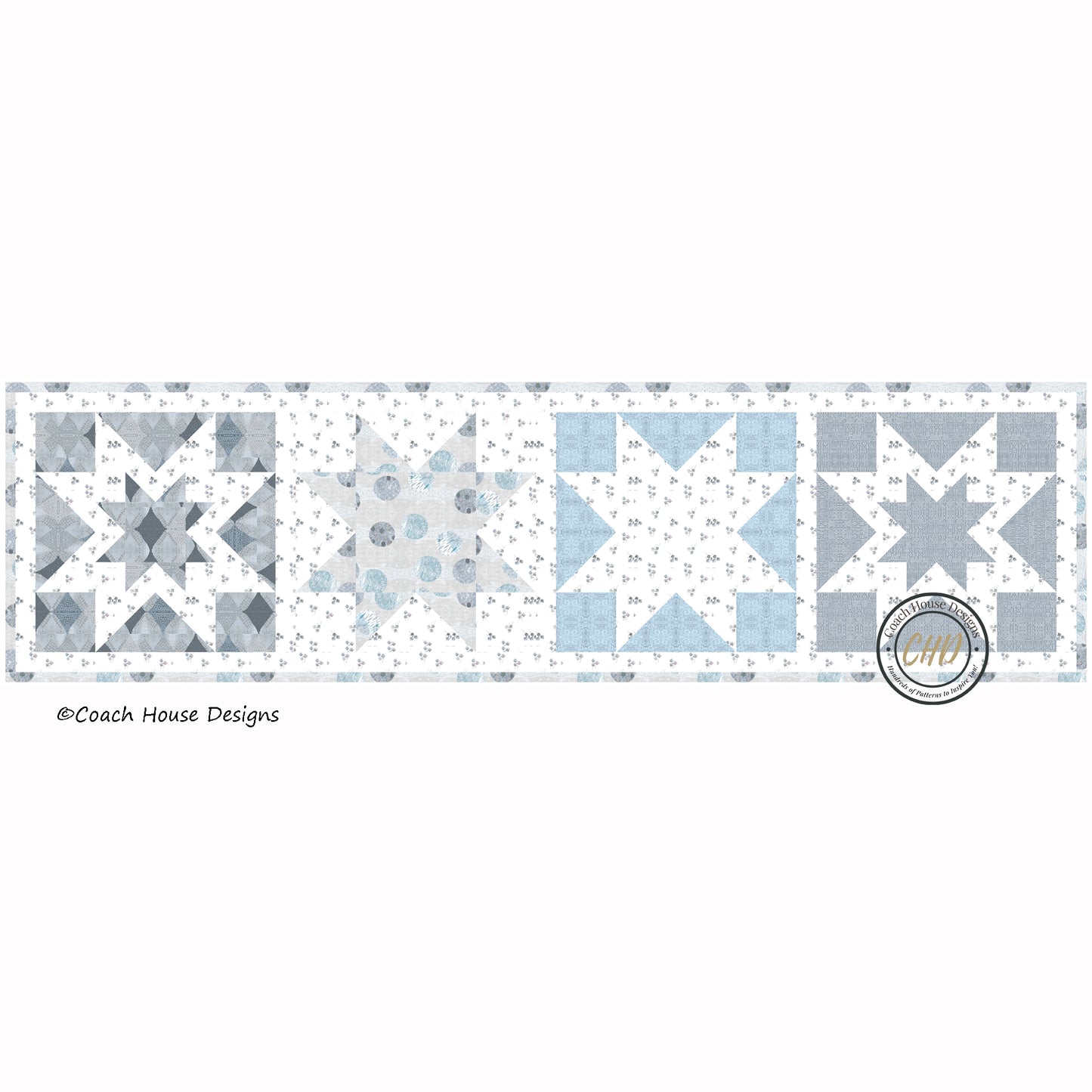 Star Gazing Downloadable PDF Table Runner Pattern