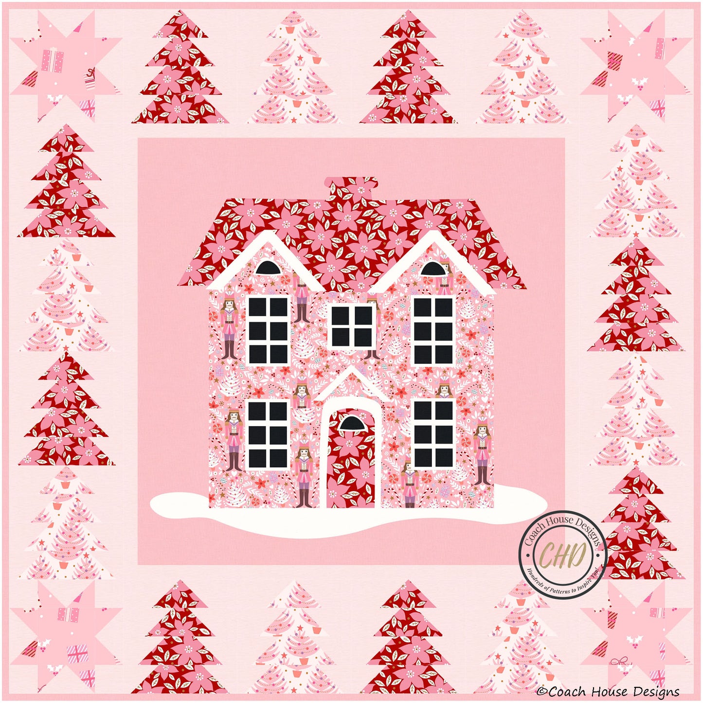 Sugar Plum Palace Downloadable PDF Quilt Pattern