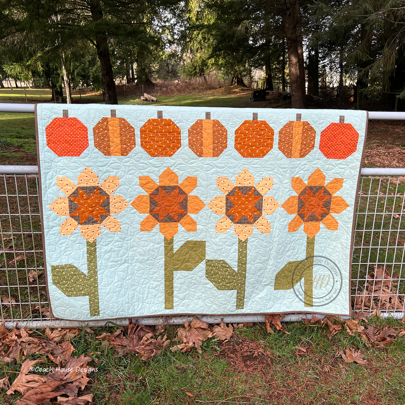 Sunflower Field Quilt Pattern (Pre-Order)