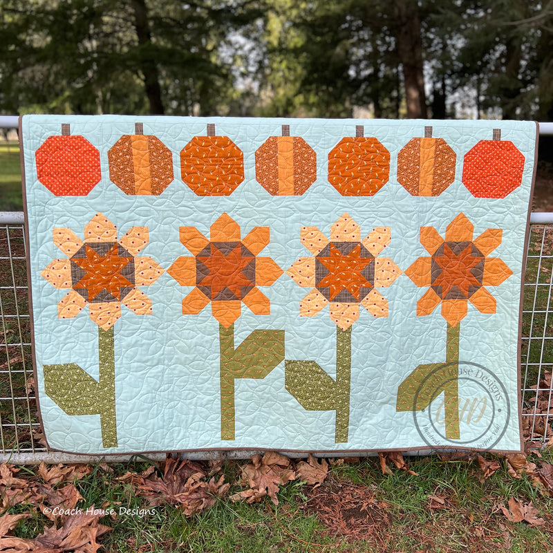 Sunflower Field Downloadable PDF Quilt Pattern (Pre-Order)