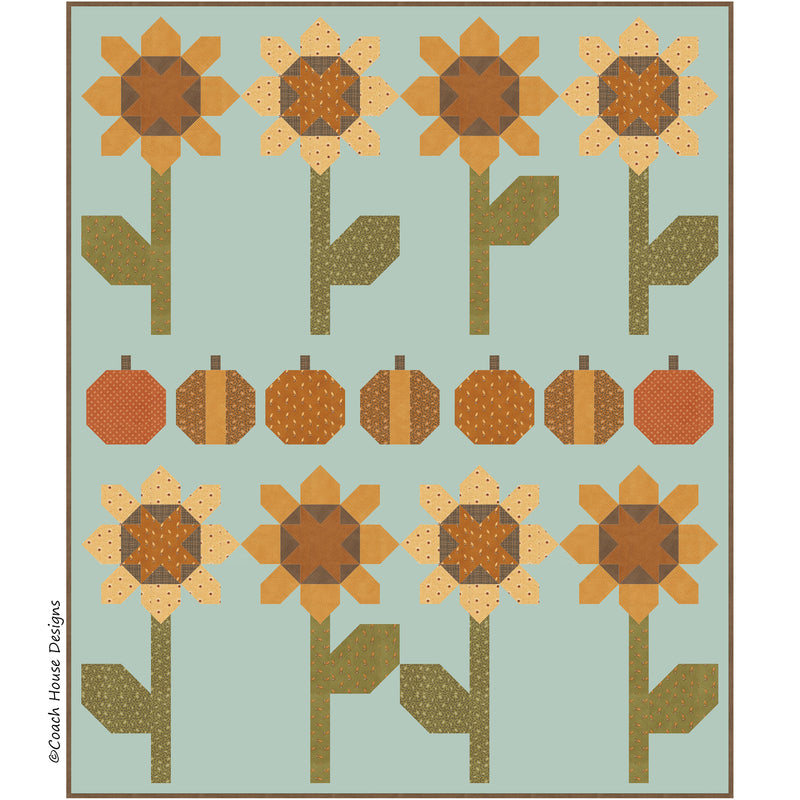 Sunflower Field Quilt Pattern (Pre-Order)