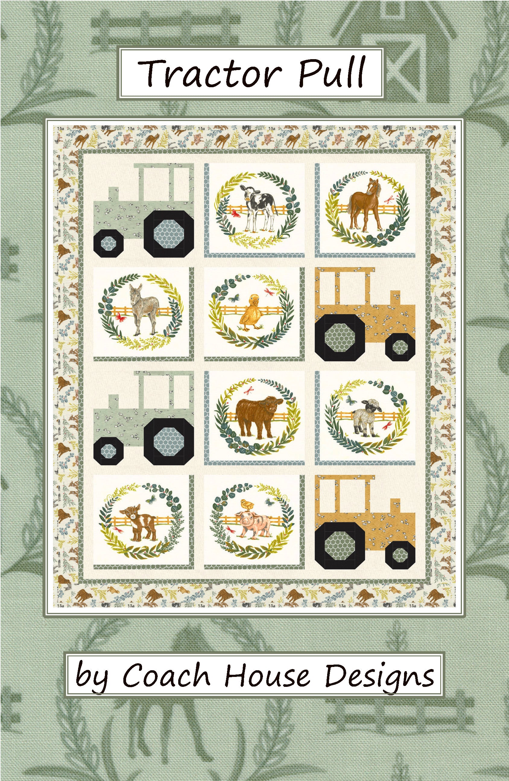 Tractor Pull Quilt Pattern – Coach House Designs US