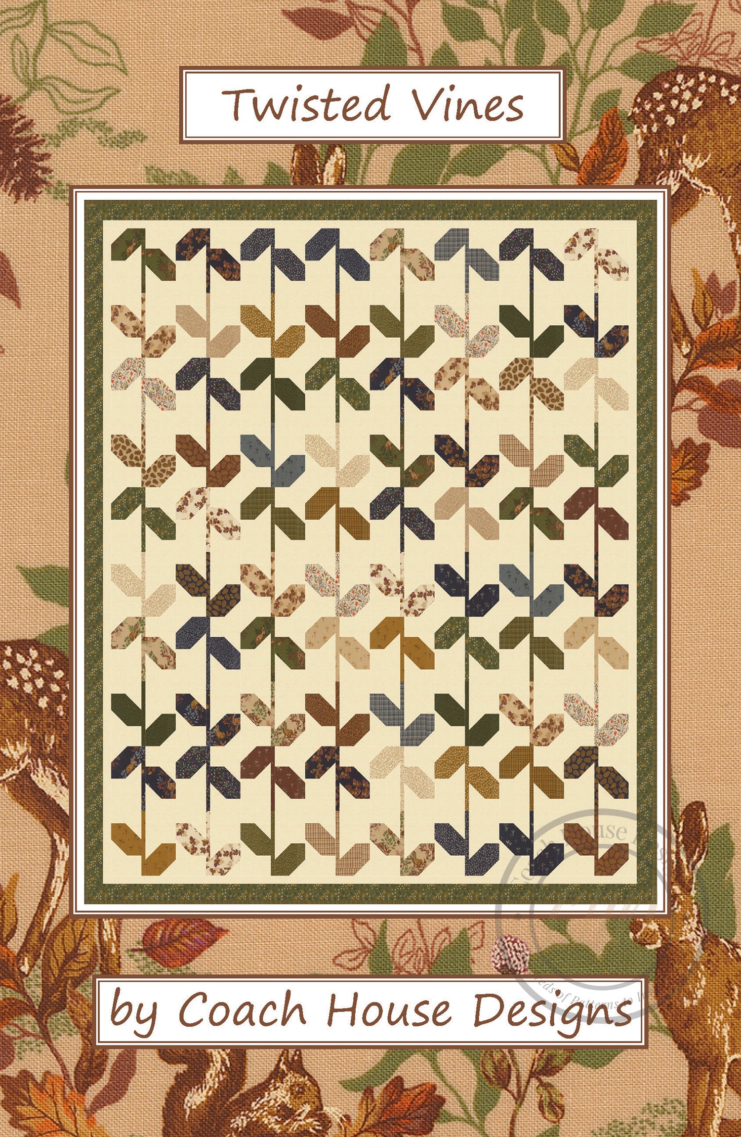 Coah Pattern Twisted Vines Quilt Pattern – Coach House Designs US