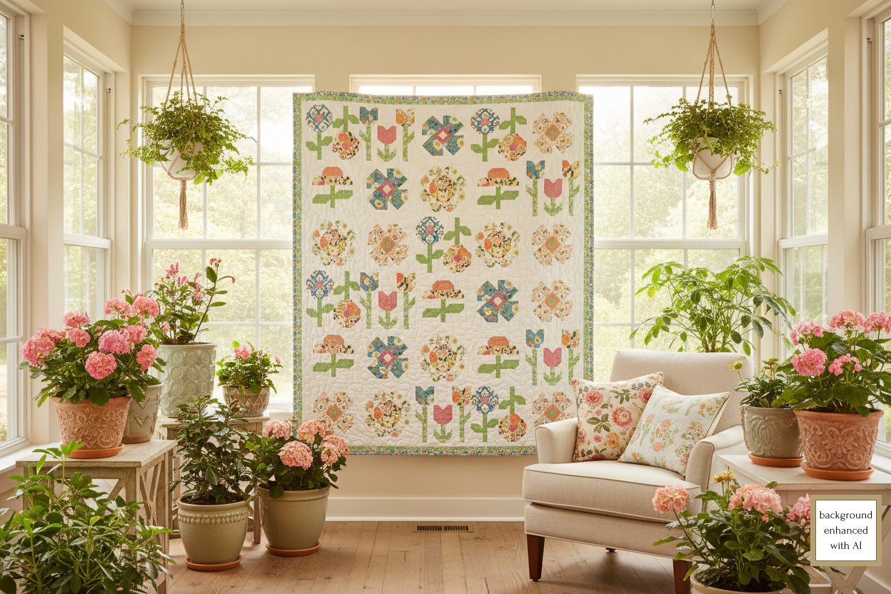 Virginia Garden Downloadable PDF Quilt Pattern