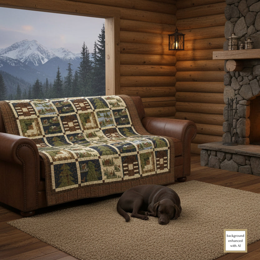 Weekend at the Lodge Downloadable PDF Quilt Pattern