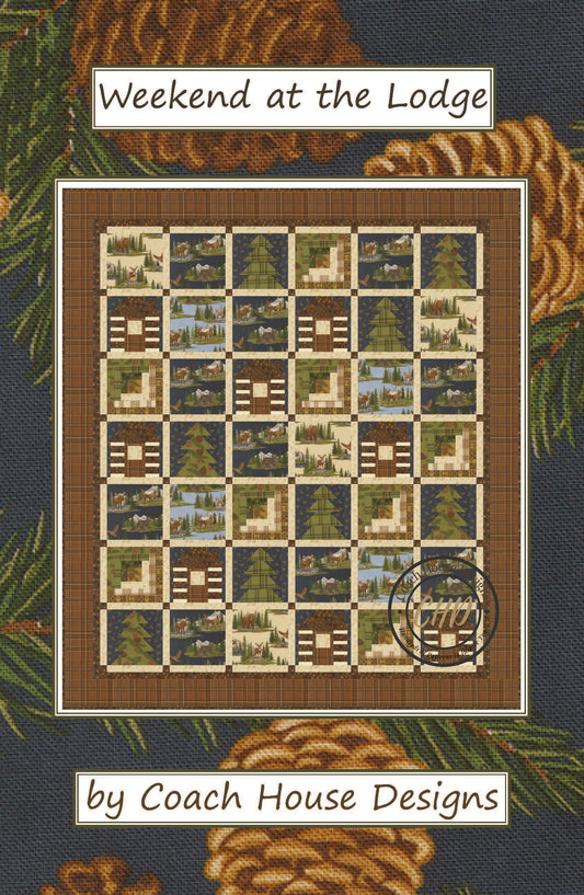 Weekend at the Lodge Downloadable PDF Quilt Pattern