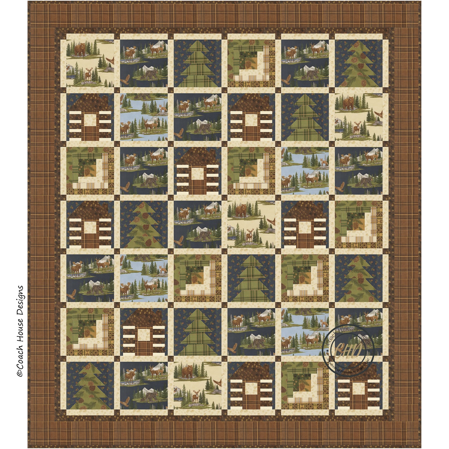 Weekend at the Lodge Downloadable PDF Quilt Pattern