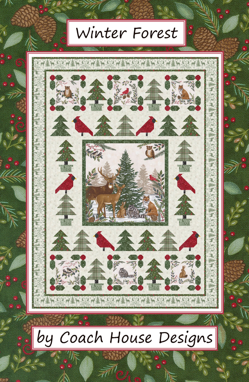 Winter Forest Quilt Pattern Coach House Designs US Winter Forest Quilt Pattern Coach House Designs Us