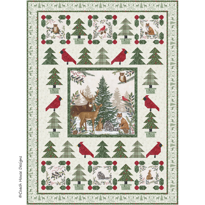 Winter Forest Downloadable PDF Quilt Pattern