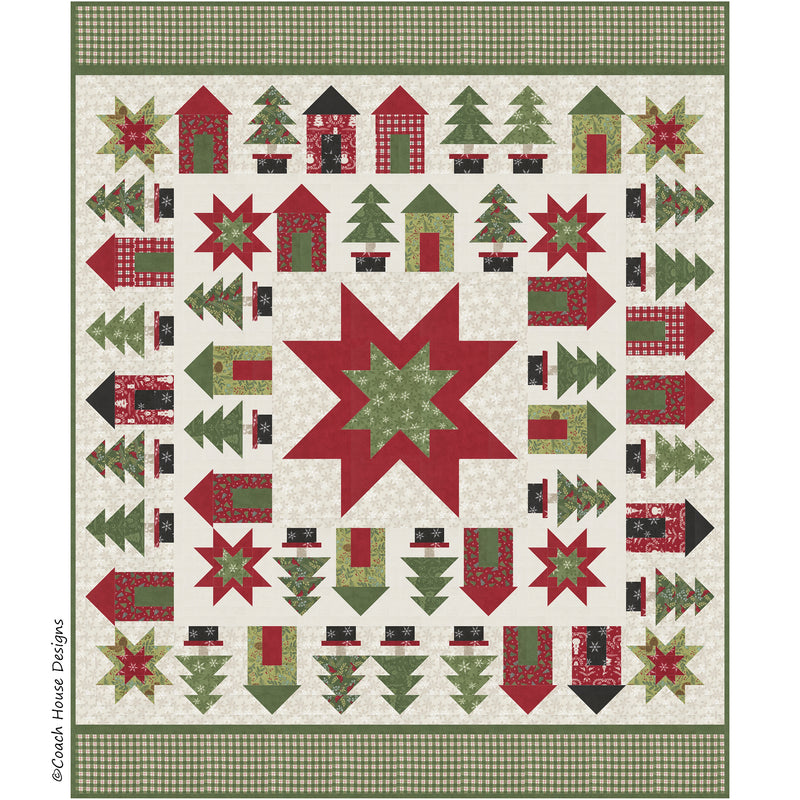 Winter Village Downloadable PDF Quilt Pattern (Pre-Order)