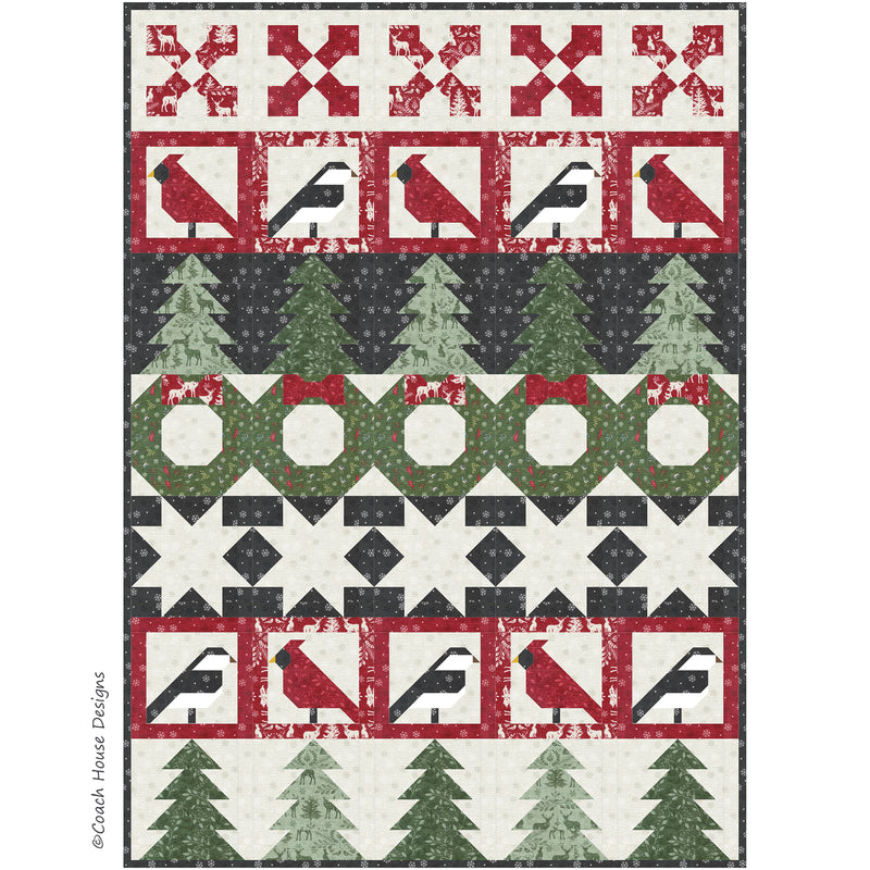 Woodland Birds Downloadable PDF Quilt Pattern