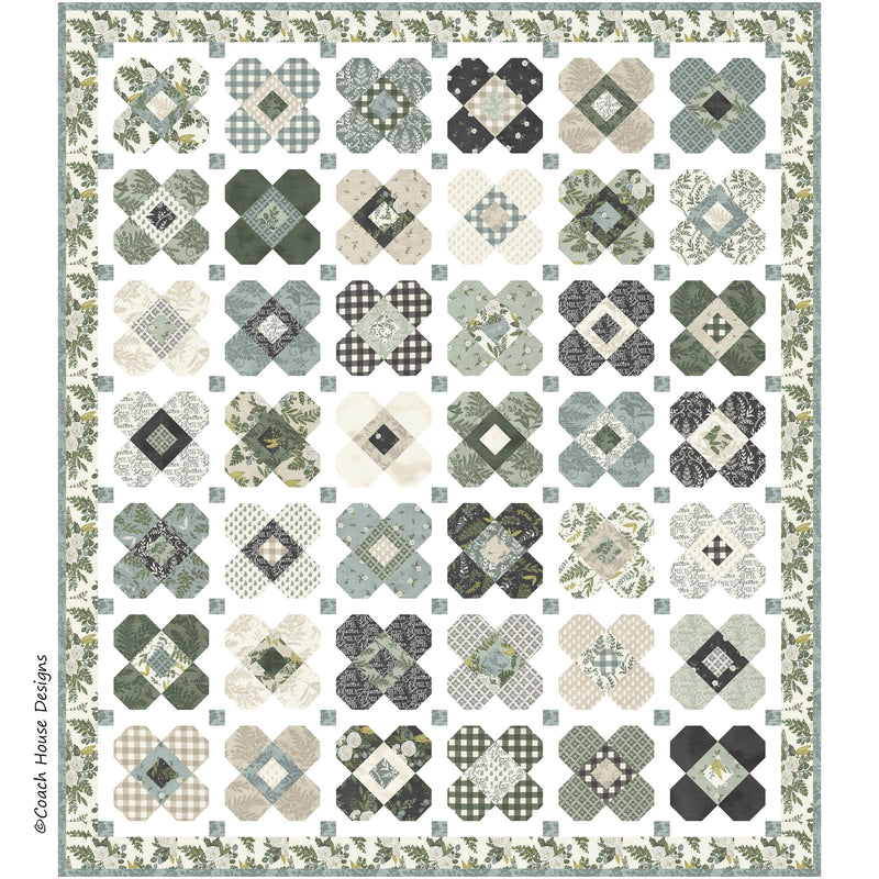 A Layer of Blooms Quilt Pattern