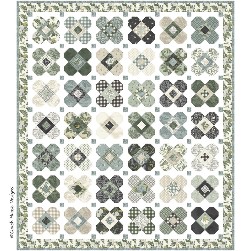 A Layer of Blooms Downloadable PDF Quilt Pattern
