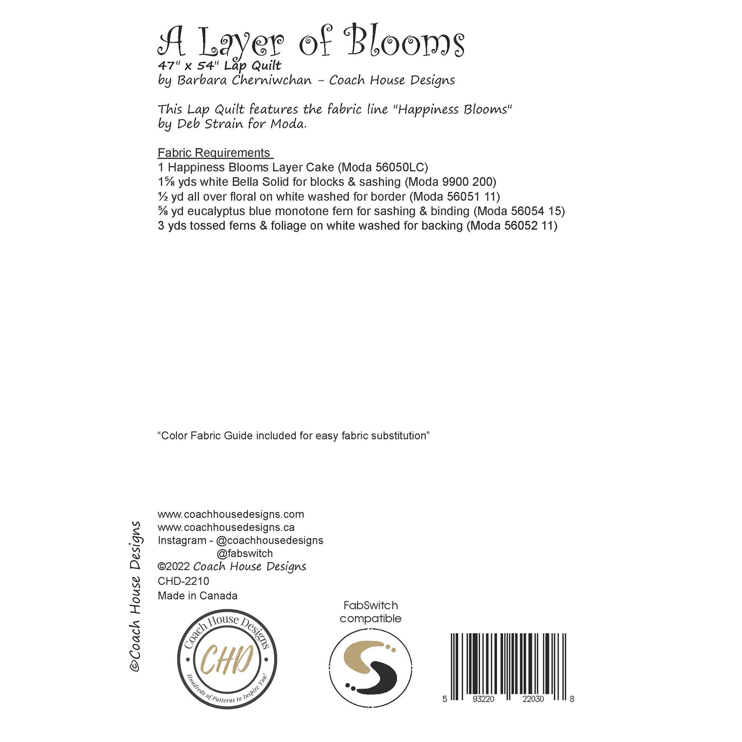 A Layer of Blooms Quilt Pattern